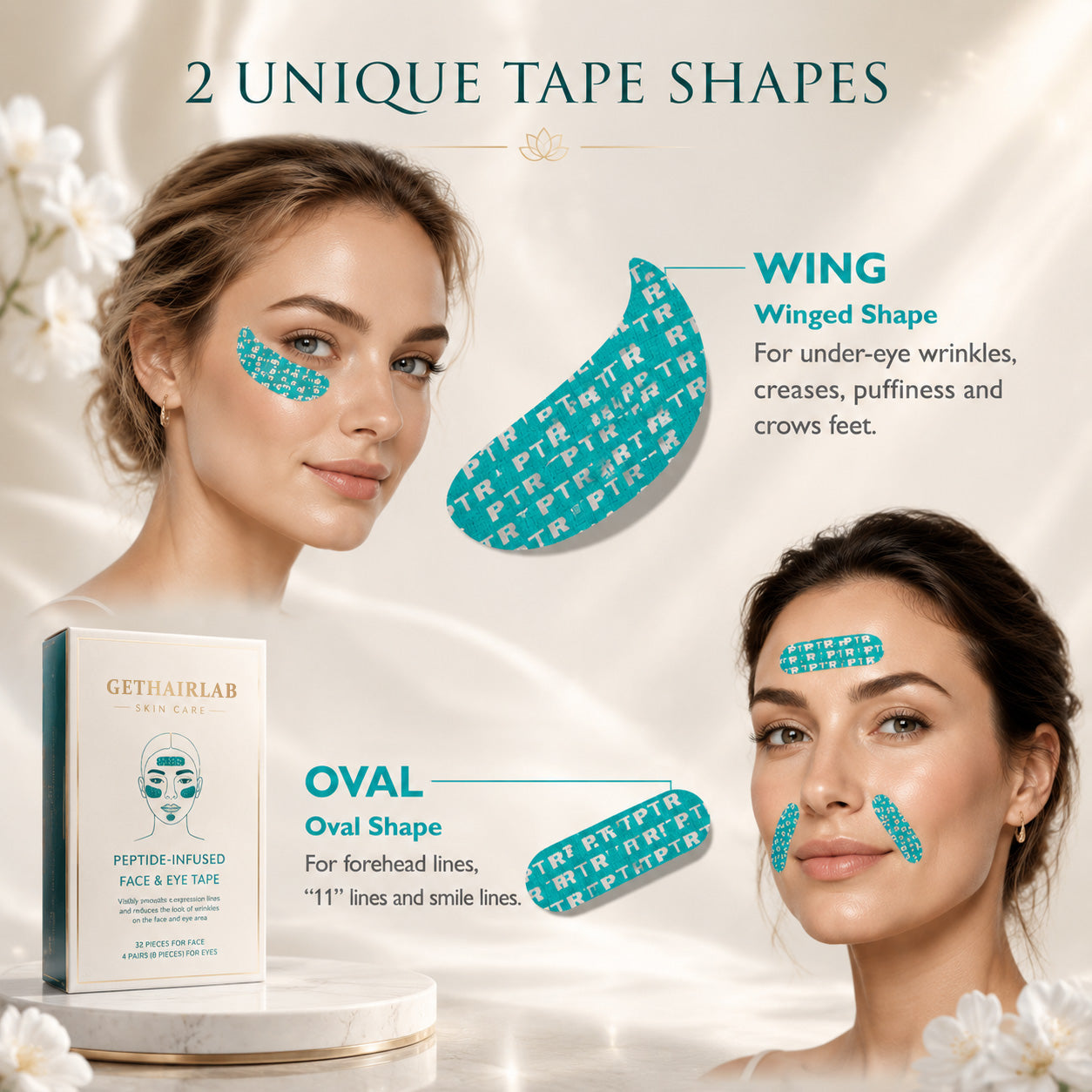 Radiance Révéler Peptide Face & Eye Tape