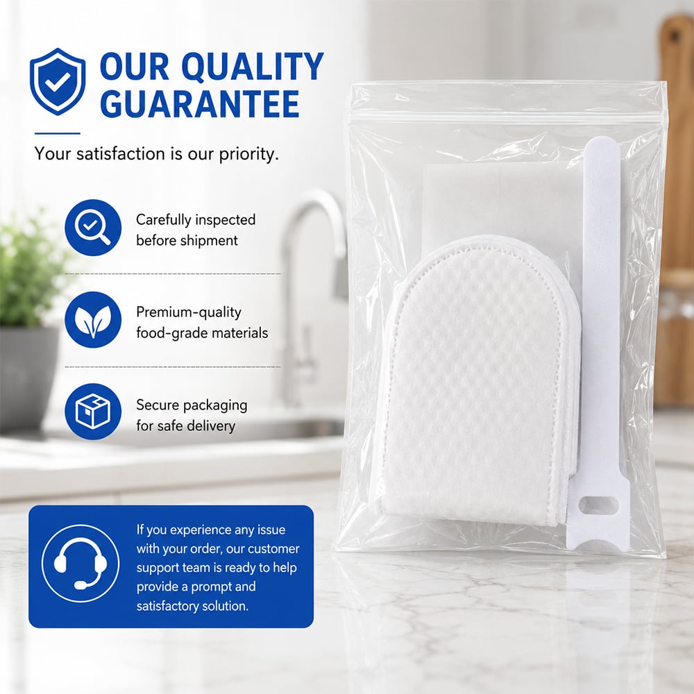 100 Pack Universal Splash Proof Faucet Filter Cotton Bags