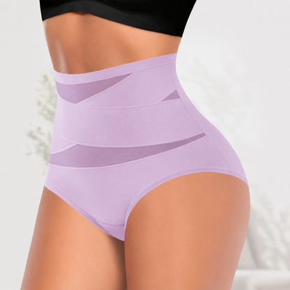 High-Waist Cross Compression Shaping Panties