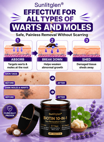 ✨Sunlitglen® Biotin 10-in-1 Skin Comfort Cream🍀