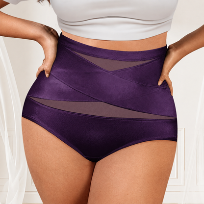 High-Waist Cross Compression Shaping Panties