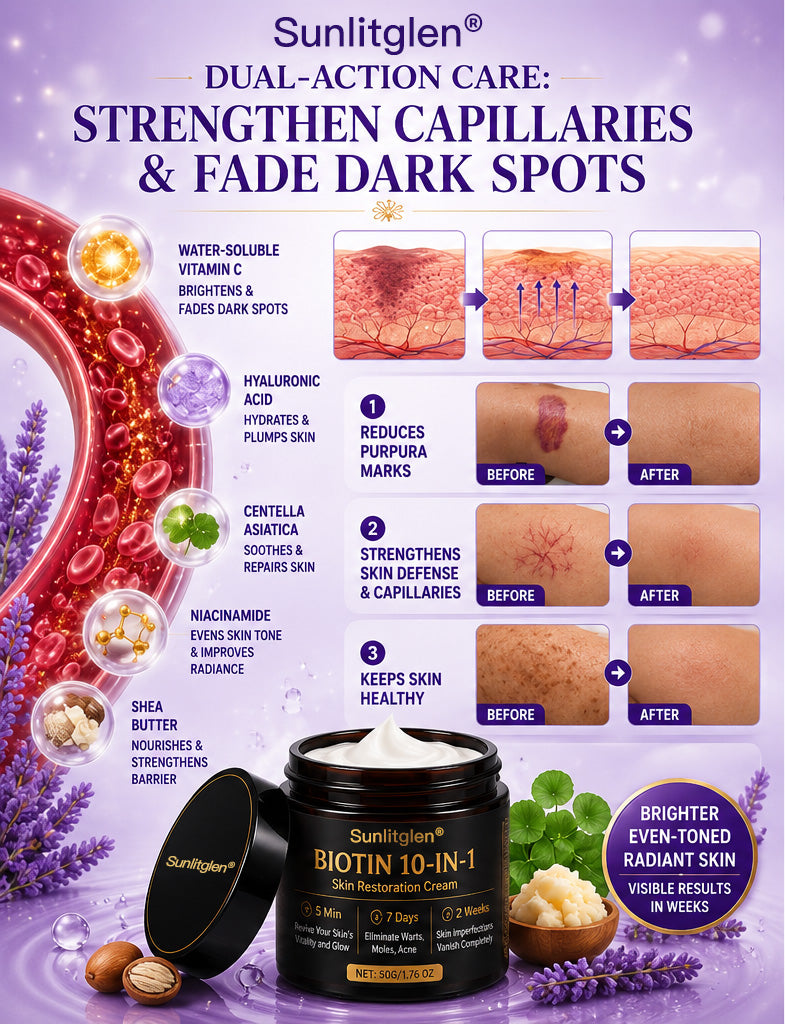 ✨Sunlitglen® Biotin 10-in-1 Skin Comfort Cream🍀