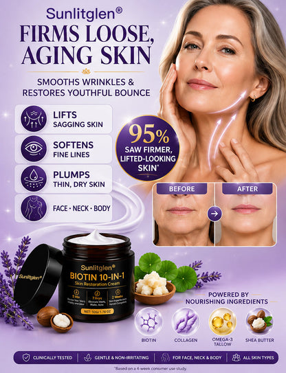 ✨Sunlitglen® Biotin 10-in-1 Skin Comfort Cream🍀