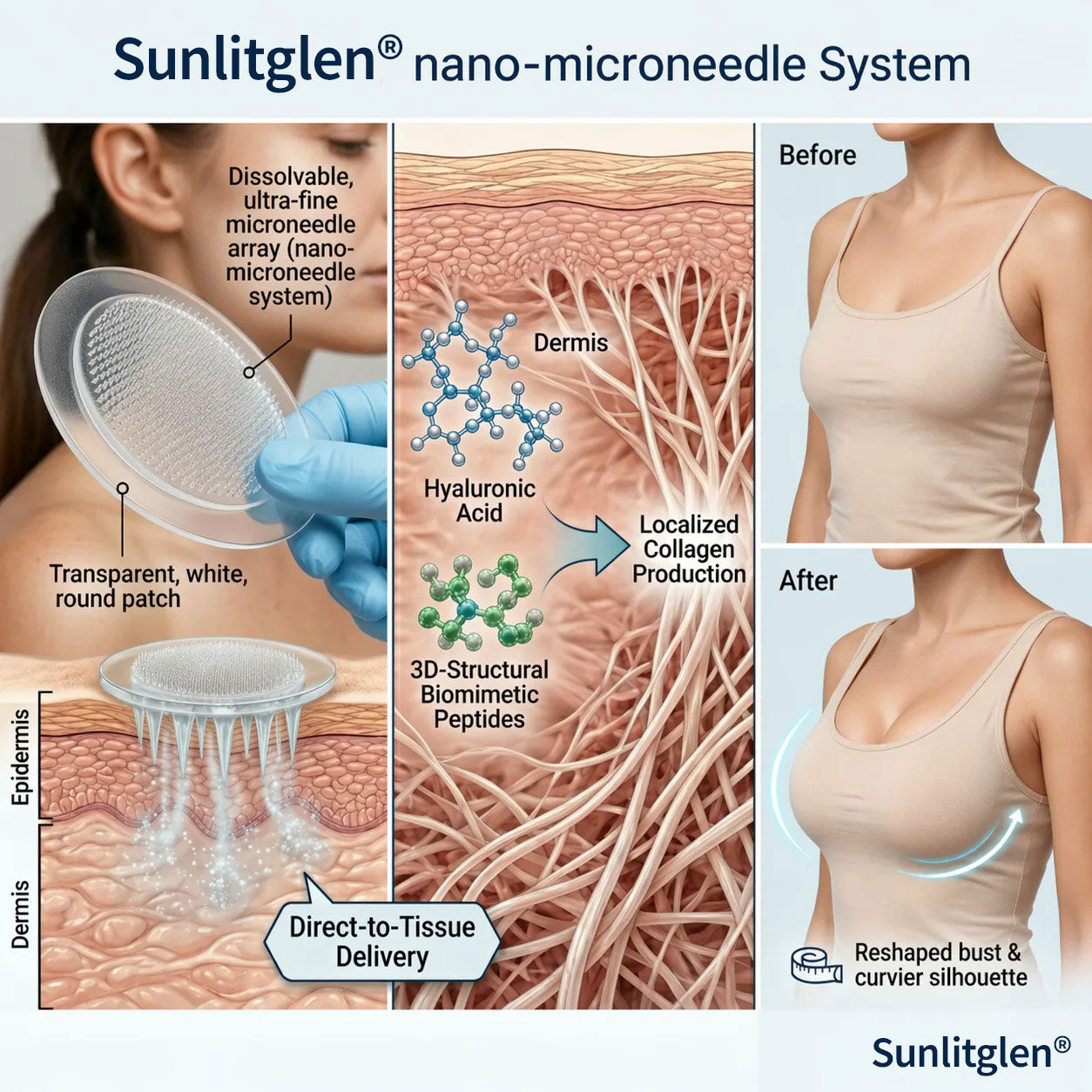 Sunlitglen® Targeted Breast Enhancement Advanced Patch