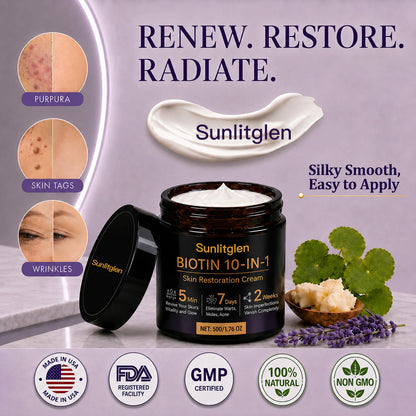 ✨Sunlitglen® Biotin 10-in-1 Skin Comfort Cream🍀