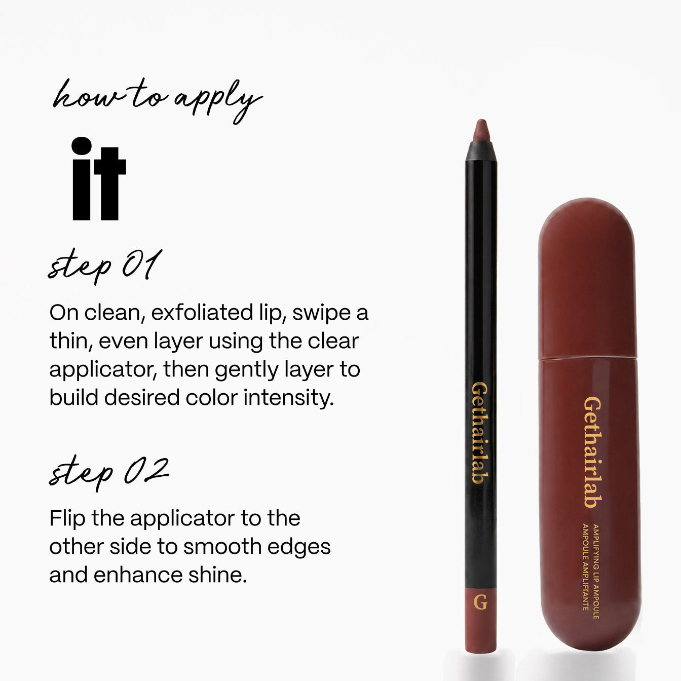 The  Signature Set： One Ampoule. One Liner. Your Signature Lip, Perfected.