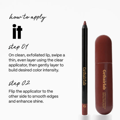 The  Signature Set： One Ampoule. One Liner. Your Signature Lip, Perfected.