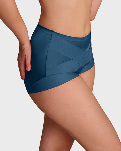 High-Waist Cross Compression Shaping Panties